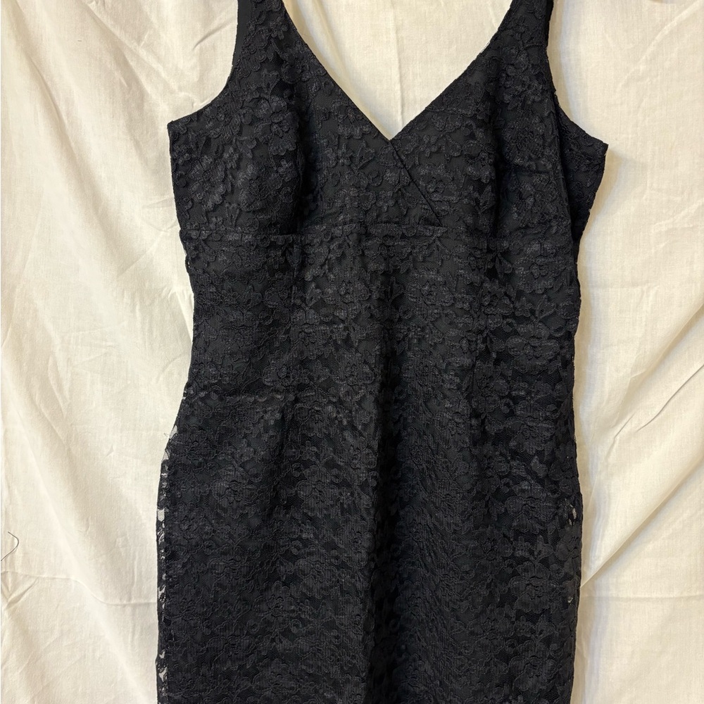 Elegant Black Lace Dress